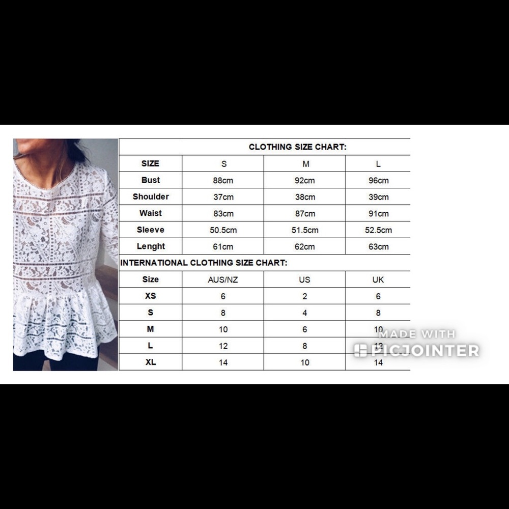 Lace long sleeve top - Picture 5 of 5